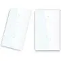 BSEED WiFi Touch Smart Wall Light Switch Tempered Glass Panel Work with Alexa/Google 118×71mm 2 Gang 1 Way White