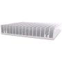Awxlumv Aluminum Heatsink 100 x 100 x 18mm / 3.94 x 3.94x 0.71 Inch Heat Sinks Radiator for Circuit Board and Transistor Semiconductor Devices with 16 pcs fins - Sliver