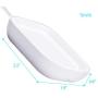 Airpods Pro Charger, Wireless Charger for Airpods/Airpods Pro Case, Wireless Charging Station for Airpods Earbuds, Wireless Charger Pad for Airpods Pro Earpods White