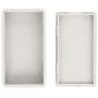 Fielect 12pcs Electronic Junction Box ABS Plastic Junction Project Box Enclosure Circuit Board Small Box 48x27x14mm White