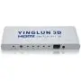 YINGLUN 5x1 HDMI Switch Support Full HD 1080P and 3D with IR Wireless Remote and AC Power Adapter HDMI1.4（5 inputs 1 output