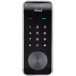 Alfred DB2-B Smart Door Lock Deadbolt Touchscreen Keypad, Pin Code + Key Entry + Bluetooth, Up to 20 Pin Codes (Chrome)
