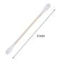 3 Boxes Total 600 Count Double Tips Cotton Swabs wooden Sticks Cotton Buds