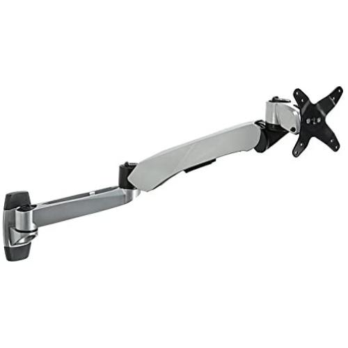 Mount-It! MI-35114S Height Adjustable, Articulating, Rotating, Tilting, and Swiveling 360 Degrees, Vesa 75mm and 100mm Compatible, Lcd, Plasma, Tv, Computer Monitor Flat Screen Wall Mount for Screen 27inches or Less and 19.8lbs or Less