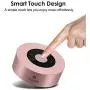 XLEADER SoundAngel (3rd Gen) 5W Touch Bluetooth Speaker with Waterproof Case, 15h Music, Louder Crystal HD Sound, Premium Mini Portable Bluetooth Speaker for iPhone iPad Tablet Shower, Rose Gold