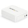 StarTech.com 1-Port Wireless N USB 2.0 Network Print Server - 10/100 Mbps Ethernet USB Printer Server Adapter - Windows 10 - 802.11 b/g/n (PM1115UW), White