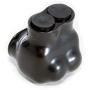 NSI Industries Polaris Black IT-4 Insulated Multi-Tap Connector- 2-Port Single-Sided Entry for 4-14 AWG Wire Range - Dry Locations - Dual-rated cooper and/or aluminum - 1.18-inch width, 1.38-inch height, 1.12-inch length - Hex size 1/8-inch - 12 Pack