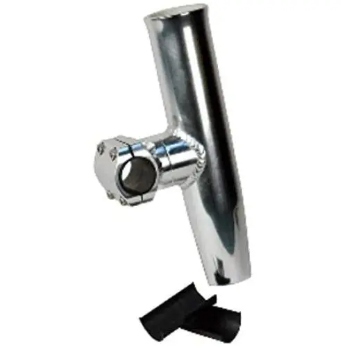 C. E. Smith Adjustable Mid Mount Rod Holder Aluminum 7/8'' or 1'' w/Sleeve & Hex Key