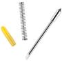 HQMaster 30 Degree Vinyl Cutter Blades Lettering Blade for Graphtec Cutting Plotter, Yellow Cap Pack Of 10 with Springs