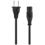 Monoprice AC Power Cord Cable - 3 Feet Without Polarized | 18AWG, 10A (NEMA 1-15P to IEC-320-C7) Black Monoprice AC Power Cord Cable - 3 Feet Without Polarized | 18AWG, 10A (NEMA 1-15P to IEC-320-C7) Black