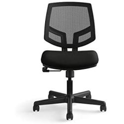 HON HON5711SB11T Volt Mesh Back Task Chair | Center-Tilt | Black SofThread Leather