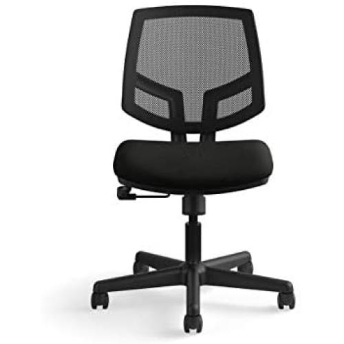 HON HON5711SB11T Volt Mesh Back Task Chair | Center-Tilt | Black SofThread Leather