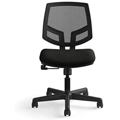 HON HON5711SB11T Volt Mesh Back Task Chair | Center-Tilt | Black SofThread Leather