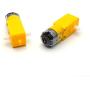 DC Motor Wheel Kit, 4PCS TT motor 3-6V Dual Shaft Gear Motor,Motor Support/Bracket,Electric motor Tyre Parts for Arduino Robot Smart Car,Model or Electronic Product DIY (4pcs Dual shaft/Biaxial)