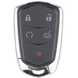 Car Key Fob Keyless Entry Remote Fits for Cadillac SRX 2015-2018, Cadillac XTS, Cadillac Escalade 2015-2017 (FCC ID: HYQ2AB) 315MHZ