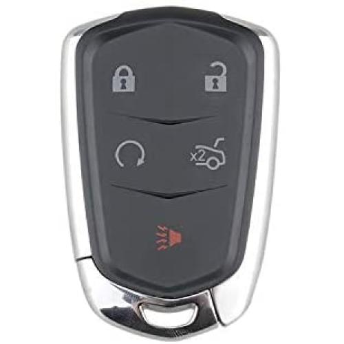 Car Key Fob Keyless Entry Remote Fits for Cadillac SRX 2015-2018, Cadillac XTS, Cadillac Escalade 2015-2017 (FCC ID: HYQ2AB) 315MHZ