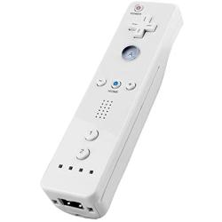 Mribo Wii Remote Controller, Replacement Remote Game Controller with Silicone Case and Wrist Strap for Nintendo Wii and Wii U (White)