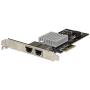 StarTech.com Dual Port 10G PCIe Network Adapter Card - Intel-X550AT 10GBASE-T & NBASE-T PCI Express Network Interface Adapter 10/5/2.5/1GbE Multi Gigabit Ethernet 5 Speed NIC LAN Card (ST10GPEXNDPI)