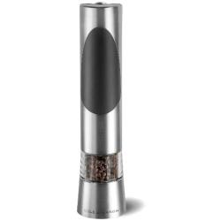 COLE & MASON Richmond Electric Salt and Pepper Grinder Set - Stainless Steel Electronic Mills Include Gift Box and Gourmet Precision Mechanisms