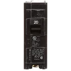 Q120 20-Amp Single Pole Type QP Circuit Breaker