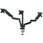 Fellowes Platinum Series Adjustable Triple Monitor Arm (8042601), Black