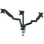 Fellowes Platinum Series Adjustable Triple Monitor Arm (8042601), Black