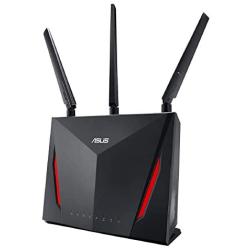 ASUS AC2900 WiFi Gaming Router (RT-AC86U) - Dual Band Gigabit Wireless Internet Router, WTFast Game Accelerator, Gaming & Streaming, AiMesh Compatible, Free Lifetime Internet Security, Adaptive QoS