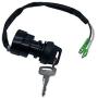 SHUmandala 2 Wires Ignition Key Switch fit Kawasaki Bayou KLF400 KLF300 KLF250 KLF220 4X4 B6 B5 A1/ Prairie KVF400 KVF300 4X4 A1 A2 B1/ MOJAVE KLF110/Lakota KEF300 27005-1201 27005-1159 27005-1132 ATV