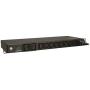 Tripp Lite Metered PDU, 10 Outlets (8 C13, 2 C19), 200-240V, C20/L6-20P Adapter, 3.2-3.8kW, 12 ft. Cord, 1U Rack-Mount Single-Phase PDU, TAA (PDUMH20HV), Black