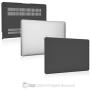 TOP CASE - Classic Series Rubberized Hard Case Compatible MacBook 12'' Retina Display Model A1534 (Release 2015) - Black