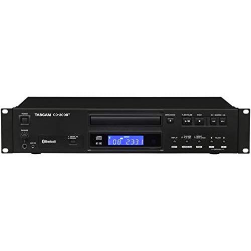 Tascam CD-200BT Rackmount Professional CD Player with Bluetooth Wireless