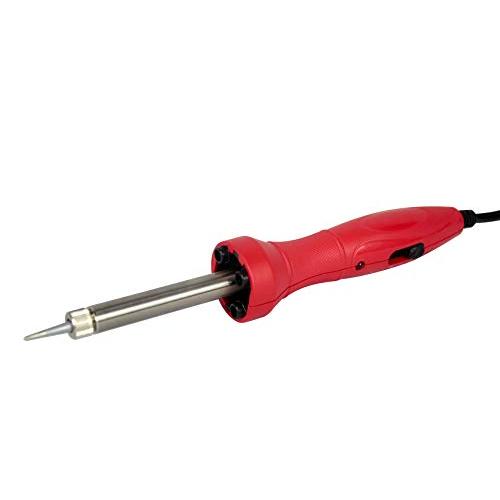 MIYAKO 30 Watts Soldering Iron - Premium High-Performance Pencil Style Solder with Ceramic Heater, LED Lights, Replaceable Tip, Plastic Handle and Switch (74B8200)