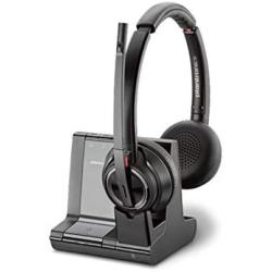 Plantronics SAVI 8200 Series W8220 Wireless DECT Headset System, Built for UC Applications & Soft Phones from Avaya, Cisco, Skype (Renewed)