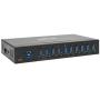 Tripp Lite 10-Port USB 3.0 Hub, Industrial USB Splitter for USB Charging and Data Transfer, 5 Gbps, Iron Housing (U360-010-Ind)