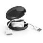 Dotz Cord Wrap for Cord and Cable Management, Black (CWOS30M-CK)