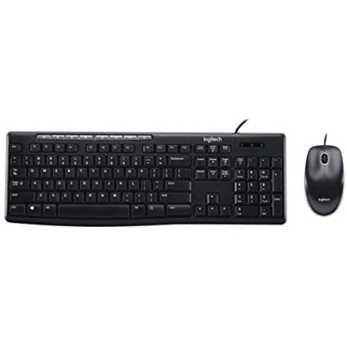Logitech Media Combo MK200 Full-Size Keyboard and High-Definition Optical Mouse