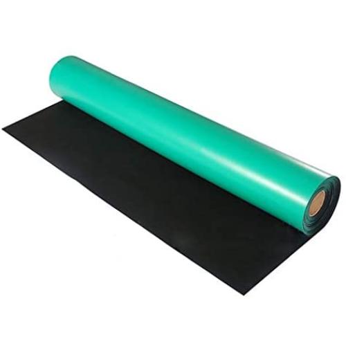 tonchean Anti-static table mat, 118 x 24 High Temperature Electrical Grounding Desk Pad, Large Rubber Workbench Mats for Sensitive Electronics Working