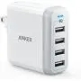 Anker 40W 4-Port USB Wall Charger with Foldable Plug, PowerPort 4 for iPhone 11/XS/XS Max/XR/X/8/7/6/Plus, iPad Pro/Air 2/Mini 4/3, Galaxy/Note/Edge, LG, Nexus, HTC, and More, white (A2142) Anker 40W 4-Port USB Wall Charger with Foldable Plug, PowerPort 4 for iPhone 11/XS/XS Max/XR/X/8/7/6/Plus, iPad Pro/Air 2/Mini 4/3, Galaxy/Note/Edge, LG, Nexus, HTC, and More, white (A2142)