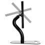 Premium Height-Adjustable Floor-to-Desk Security Kiosk Stand for Tablets, Black, For iPad 10.2 Inch, 11-Inch iPad Pro, iPad Air 3, iPad 5 & 6 & More (PAD-PARAFD)