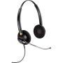 Plantronics HW520v Headset Bundle Mono Noise-Canceling and Inteli Cord, Compatible with Yealink, Polycom, Mitel, Cisco, Nortel, Shoretel Phones (HW520v Stereo Headset Bundle)