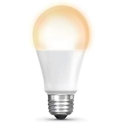 Feit Electric OM60/SW/HK 60W Equivalent A19 Smart, Works with Apple HomeKit and Siri Voice Control, No Hub Required LED Light Bulb, 4.4'' H x 2.4'' D, 2700K Soft White