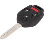 X AUTOHAUX Replacement Keyless Entry 4 Button Remote Car Key Fob 315Mhz 4D62 Chip CWTWB1U811 for Subaru Tribeca