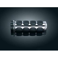 Kuryakyn 6227 Premium ISO Handlebar Grips for Electronic Throttle Control: 2014-19 Harley-Davidson Motorcycles, Chrome, 1 Pair