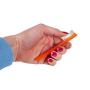 Dukal Toothbrushes. Pack of 144 Orange Toothbrushes with Short Handle. Soft polypropylene bristles. Rounded polish tips. 30 Tuft. Effective and Safe for Sensitive Enamel. Individually packaged.