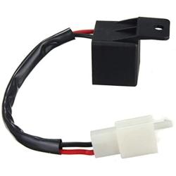 LF1-S-PIN 2-Pin Electronic LED Flasher Relay Fix Motorcycle LED Turn Signal Bulbs Hyper Flash by Ketofa