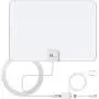 Amplified HD Digital TV Antenna - Support 4K 1080p and All Older TVs - Indoor Smart Switch Amplifier Signal Booster - Coax HDTV Cable/AC Adapter