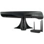 KING KF1001 Falcon Automatic Directional WiFi Antenna with WiFiMax Router and Range Extender - Black