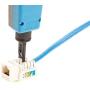 Cat5e Ethernet RJ-45 Keystone Jack Cat5 Punch-Down Network White - Choose a Pack of 5/10/20/30/50 (10)