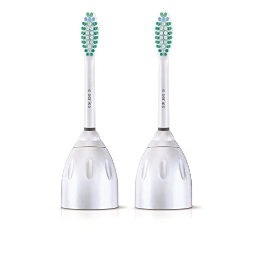 Genuine Philips Sonicare E-Series replacement toothbrush head, Pack of 2, Frustration Free Packaging, (HX7022/30, 2)