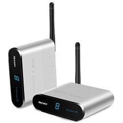 ORIVISION AV220 2.4GHz Wireless Audio/Video Transmitter and Receiver 660ft (Open Space) with 8 Channel Frequencies to Avoid Interference（ Plug and Play）